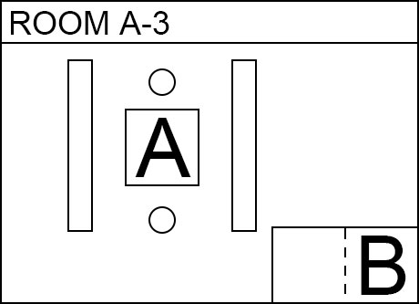 image :map, electronic parts Room A3