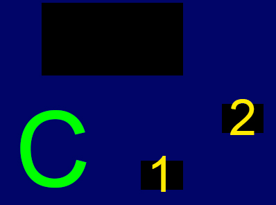 Image, map(blue color). Room C(C1~C2). Electronic parts